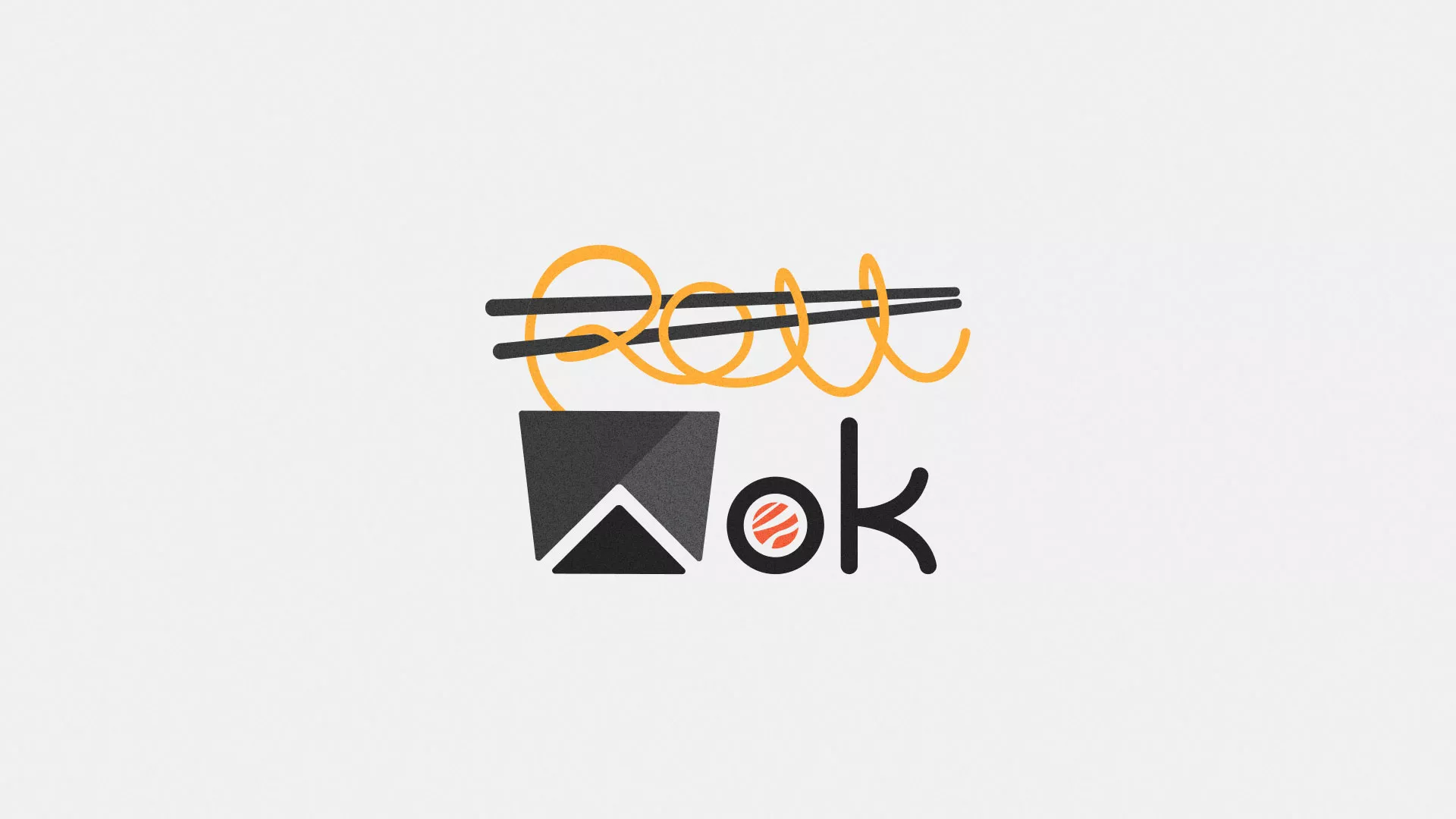 Разработка логотипа в Пласте для суши-бара «Roll Wok Club» Разработка логотипа в Пласте для суши-бара «Roll Wok Club»